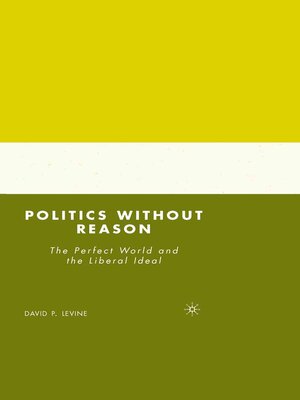 cover image of Politics without Reason